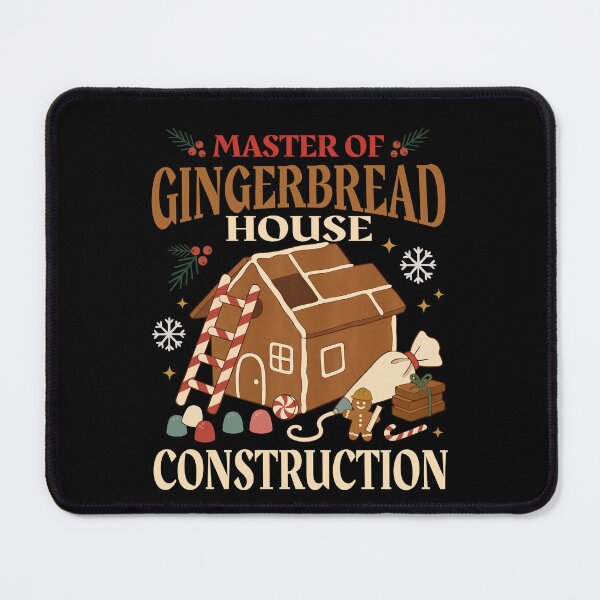 Item preview, Master of Gingerbread House Construction Christmas Baking Humor designed and sold by FreshVibe Prints.