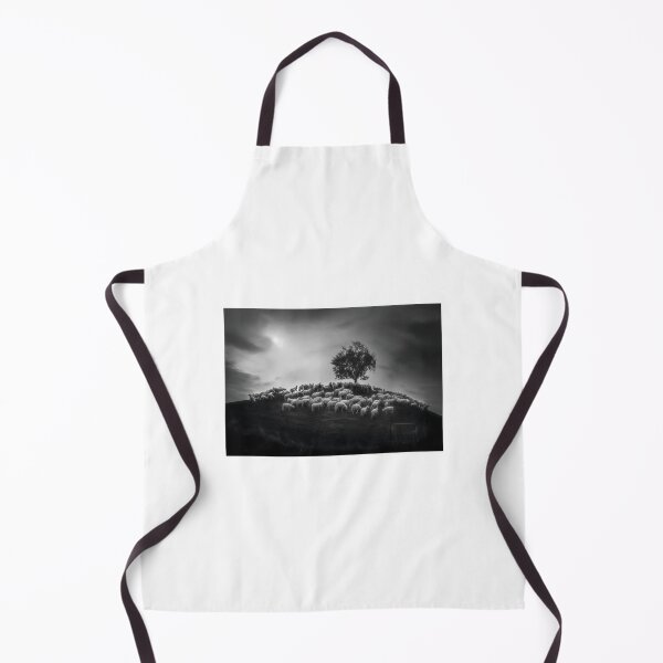 Item preview, Grazing Sheep on Hill with Lone Tree designed and sold by Roamgrain Photos.