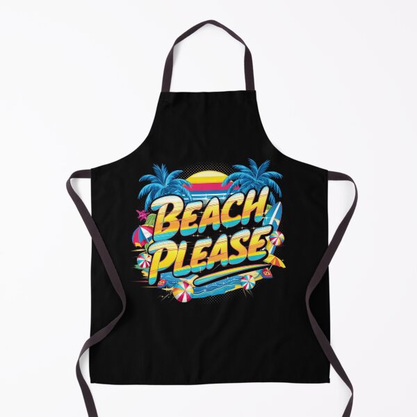 Item preview, Beach Please - 80s Retro Beach designed and sold by ArtLabCreations.