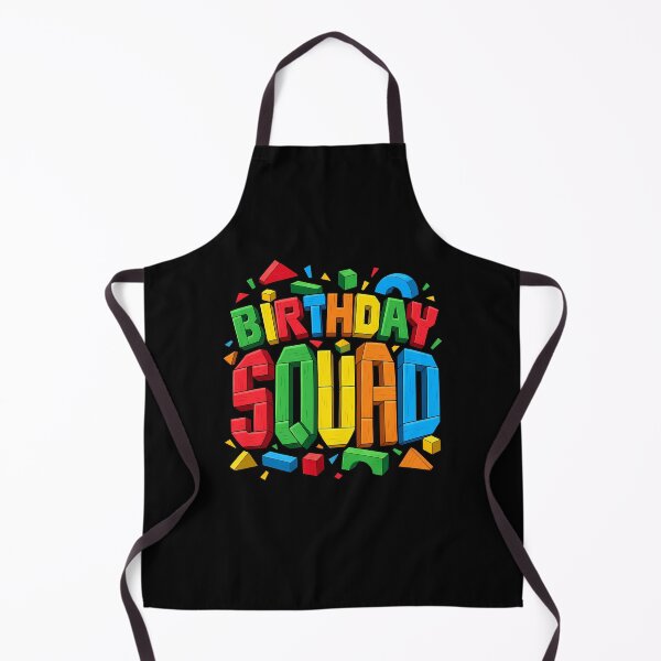 Aperçu de l'œuvre Birthday Squad Building Blocks Happy Birthday créée et vendue par ShirTomDesigns.