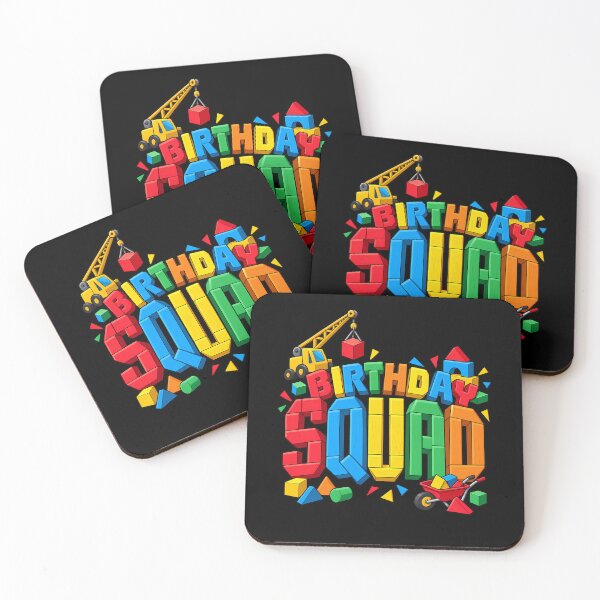 Item preview, Birthday Squad Building Blocks Kids designed and sold by ShirTomDesigns.