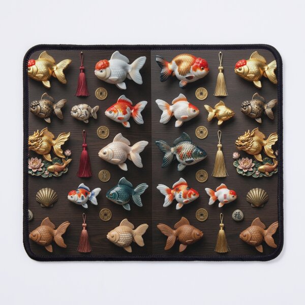 Item preview, Colorful goldfish pattern designed and sold by snoWorkshop.