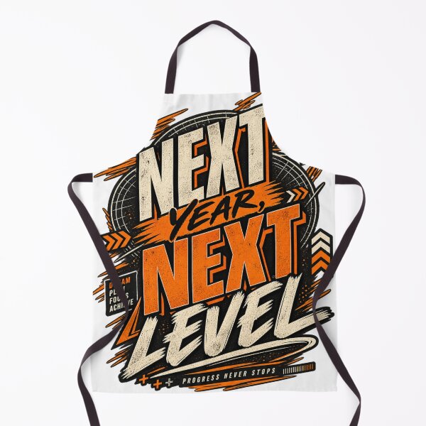 Item preview, Next Year Next Level Bold Motivational Typography Design designed and sold by @SHINTOSARTSTORE.