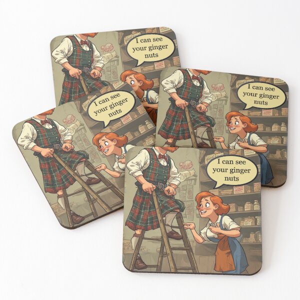 Item preview, Seaside Postcard: Ginger Nuts designed and sold by halibutgoatramb.