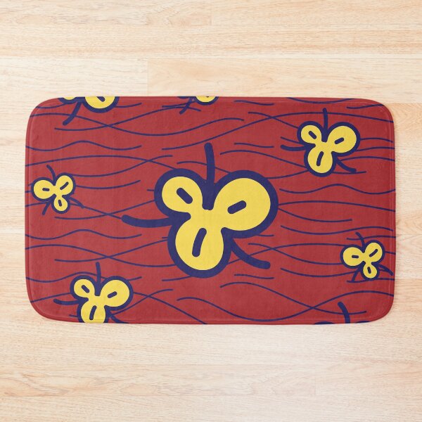Item preview, Red printed fabric designed and sold by Wolagno.