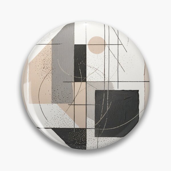 Artikelvorschau, Raffinierte skandinavische Wabi-Sabi-Wandkunst mit geometrischen Formen entworfen und verkauft von LCPcreations.