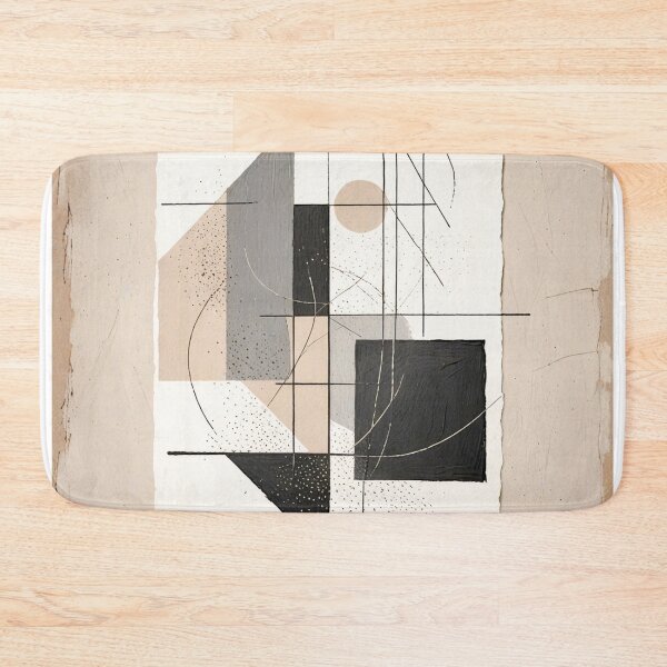 Item preview, Refined Scandinavian wabi-sabi geometric wall art designed and sold by LCPcreations.