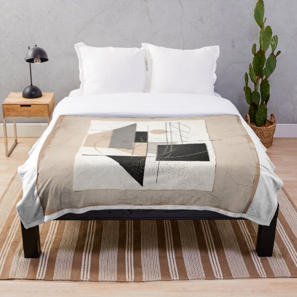 Item preview, Refined Scandinavian wabi-sabi geometric wall art designed and sold by LCPcreations.