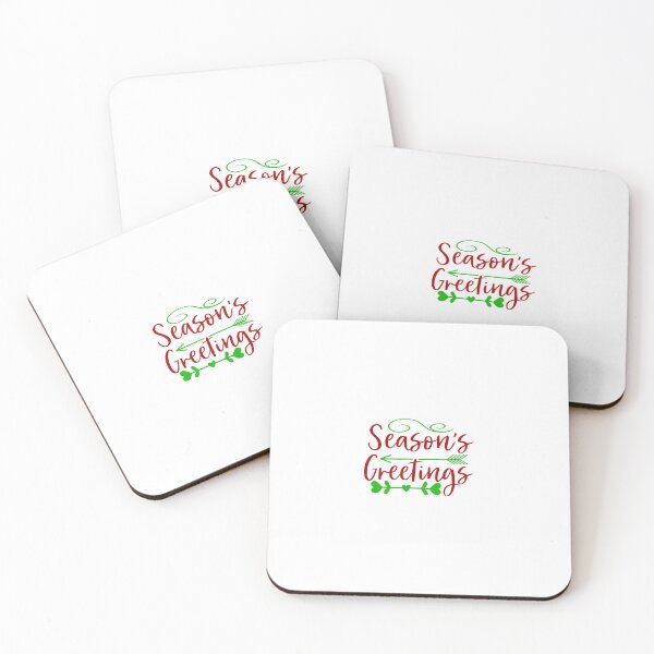 Aperçu de l'œuvre Season's Greetings Christmas Vibes Classic Holiday Design créée et vendue par FuzionRaptor.