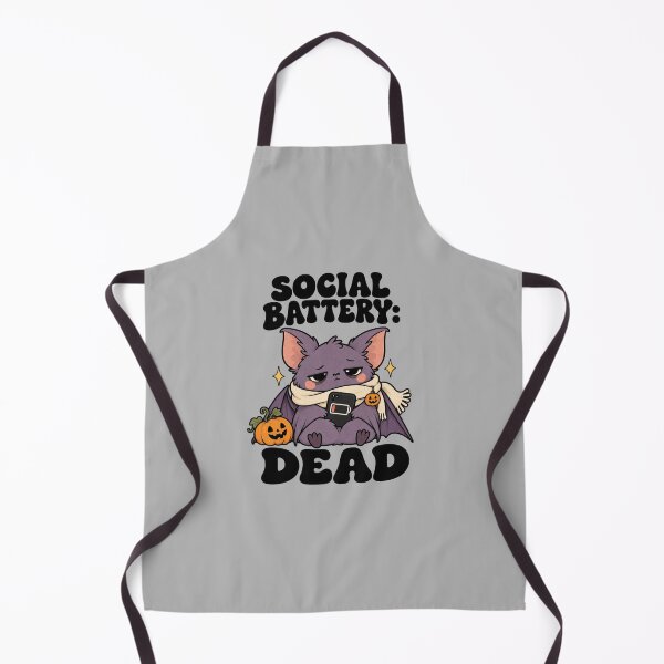 Item preview, social battery dead designed and sold by sheelatewatia.