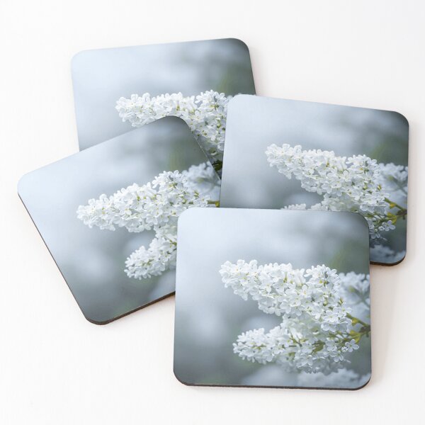 Item preview, Delicate White Lilac Blossoms designed and sold by Roamgrain Photos.