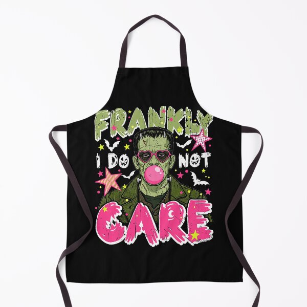 Item preview, I Dont Care Frankly Frankenstein Bubblegum 90s Halloween Monster designed and sold by khdmalakarak.