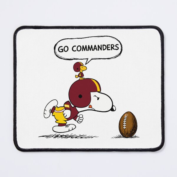 Item preview, Snoopy & Woodstock Washington Commanders Football Retro F746 designed and sold by GLUVY-THEME.