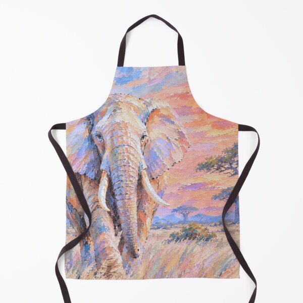 Item preview, Elephant Sunset Pastel designed and sold by Paper&Palette.