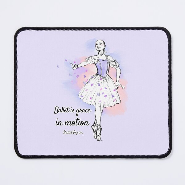 Item preview, Ballet is grace in motion designed and sold by Ballet Papier.