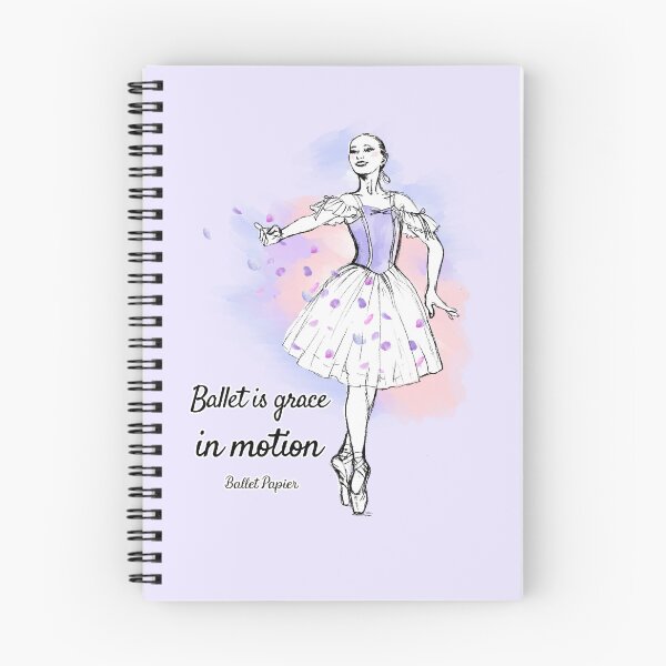 Item preview, Ballet is grace in motion designed and sold by Ballet Papier.