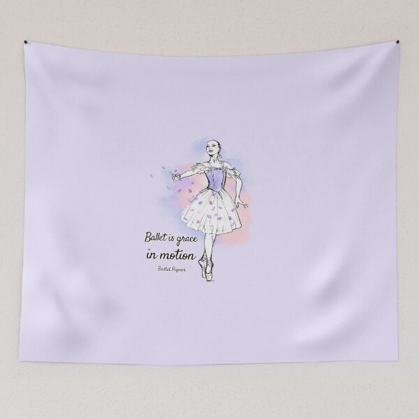 Aperçu de l'œuvre Ballet is grace in motion créée et vendue par Ballet Papier.