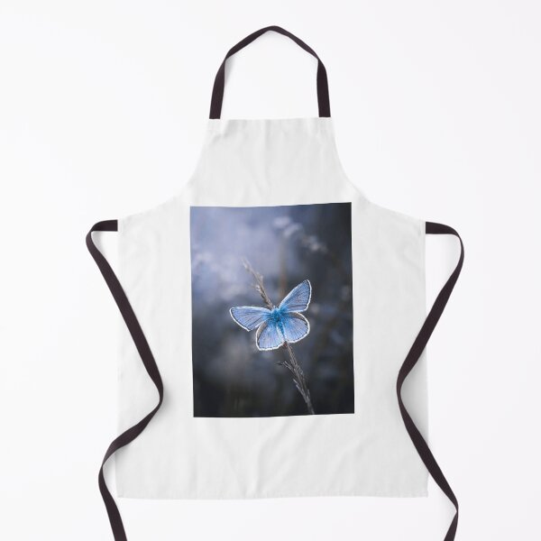 Artikelvorschau, Blauer Schmetterling auf Pflanzenstängel entworfen und verkauft von Roamgrain Photos.