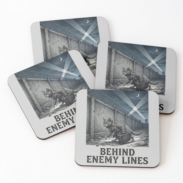 Item preview, Tras las líneas enemigas: Divertido gato espía de la Guerra Fría, regalo para amantes del cine de espionaje designed and sold by FurRealStudioCo.