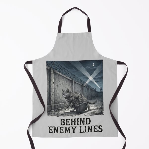 Item preview, Behind Enemy Lines Funny Cold War Spy Cat Espionage Movie Lover Gift designed and sold by FurRealStudioCo.