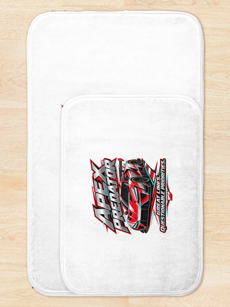 Thumbnail 5 of 6, Bath Mat, Apex Predator Racing Lines designed and sold by eWproject.