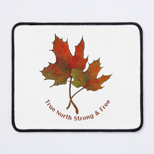 Item preview, CANADA True North Strong and Free, Red Maple Leaves designed and sold by JoyfulWhimsy.