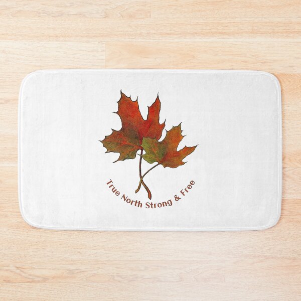 Item preview, CANADA True North Strong and Free, Red Maple Leaves designed and sold by JoyfulWhimsy.
