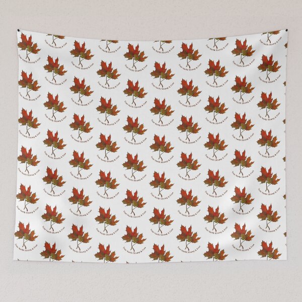 Item preview, CANADA True North Strong and Free, Red Maple Leaves designed and sold by JoyfulWhimsy.