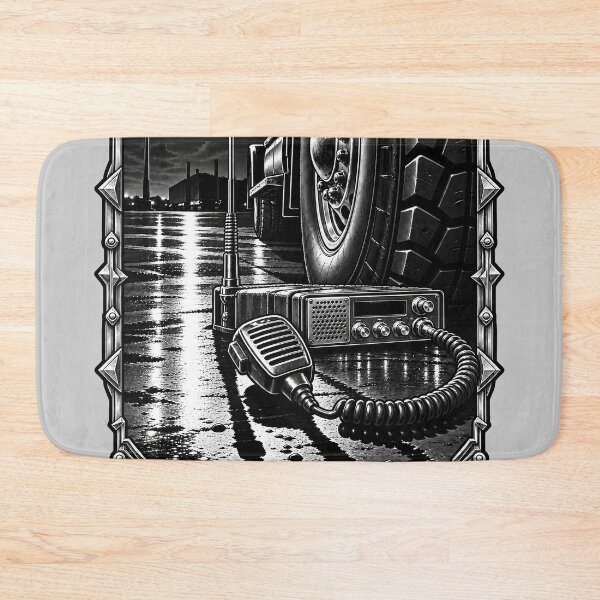 Item preview, CB Radio Trucker – Night Highway designed and sold by NomadForge.