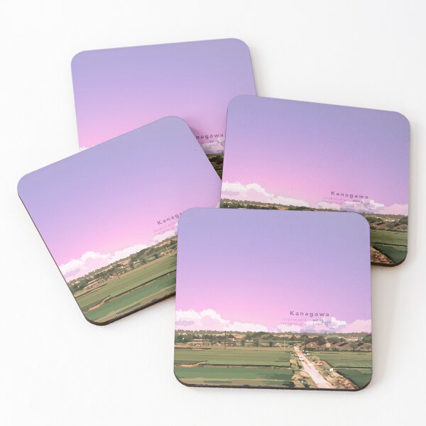 Item preview, Elsewhere: Kanagawa Field - Sunset Colorway designed and sold by anuaramir.