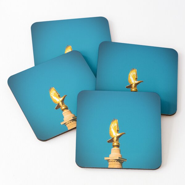 Item preview, Golden Monument Pillar Against Mediterranean Blue Sky designed and sold by The Daphne Lens.