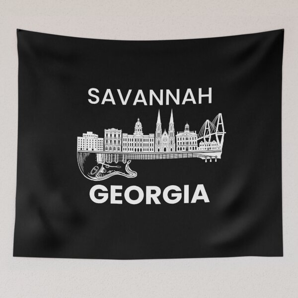Item preview, Recuerdos de Savannah, Georgia: Música para hombres, Guitarra Savannah designed and sold by DSWShirts.