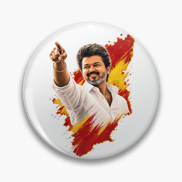 Item preview, Thalapathy Vijay Iconic Mass Portrait designed and sold by Fashvora.