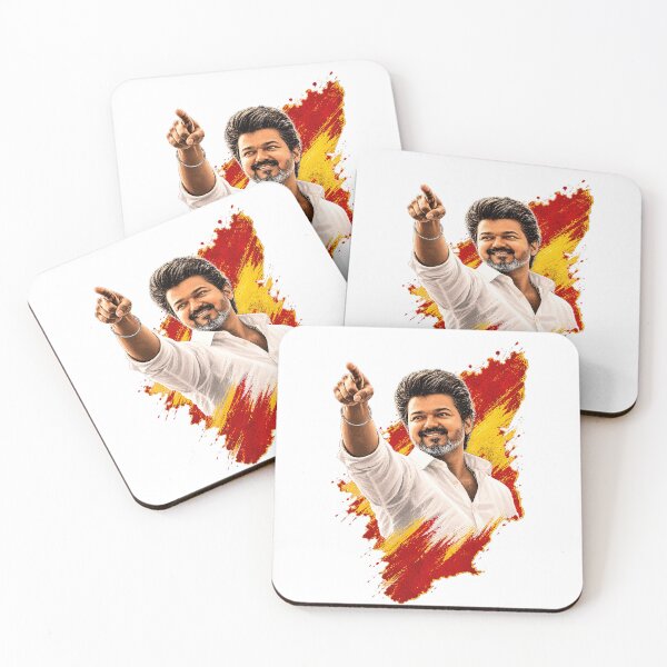 Item preview, Thalapathy Vijay Iconic Mass Portrait designed and sold by Fashvora.