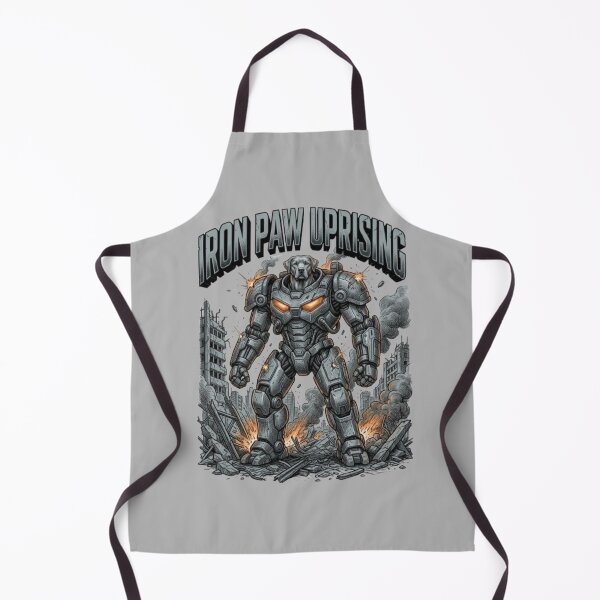 Item preview, Iron Paw Uprising Funny Mecha Robot Dog Sci-Fi Movie Lover Gift Idea designed and sold by FurRealStudioCo.