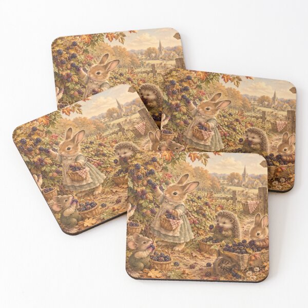 Item preview, Blackberry Picking Adventure Beatrix Potter Print  designed and sold by Blue  Robin.