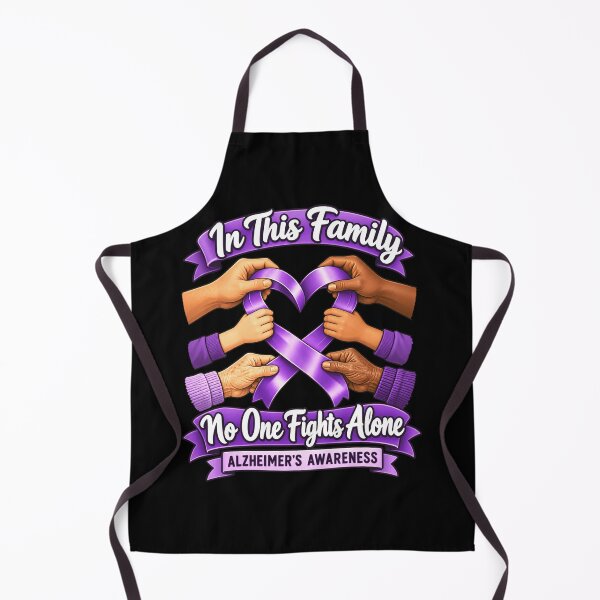 Item preview, In This Family No One Fights Alone Alzheimer's Awareness Family Support designed and sold by FolkGraphics.