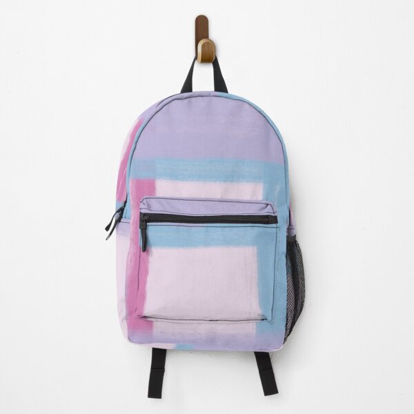 Item preview, Painterly Plaid in Lilac, Sky Blue & Pink, Hand-Painted Brushstroke Check Seamless Pattern designed and sold by LeelaLab.