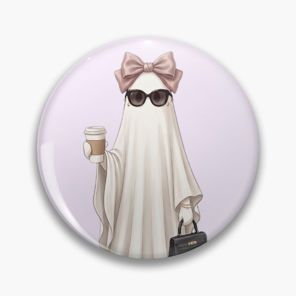 Item preview, Unbothered Coffee Ghost Girl Halloween Aesthetic designed and sold by Moon's Arts.