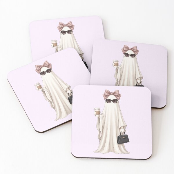 Item preview, Unbothered Coffee Ghost Girl Halloween Aesthetic designed and sold by Moon's Arts.