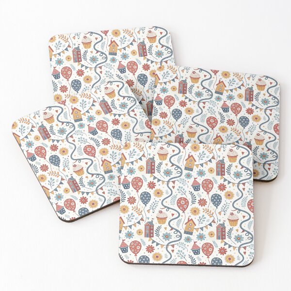 Item preview, Nordic Party Streamers | Scandinavian Birthday Folk designed and sold by Shuga-Design.