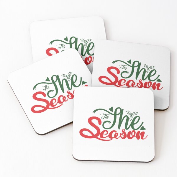 Aperçu de l'œuvre Tis the Season Christmas Blessing Holiday Quote Design créée et vendue par FuzionRaptor.
