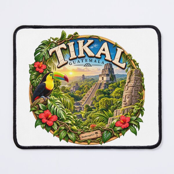 Item preview, Tikal Guatemala – Mayan temple in the tropical jungle designed and sold by Wandervogel123.