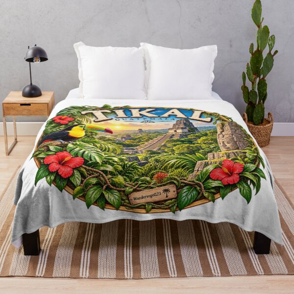 Item preview, Tikal Guatemala – Mayan temple in the tropical jungle designed and sold by Wandervogel123.