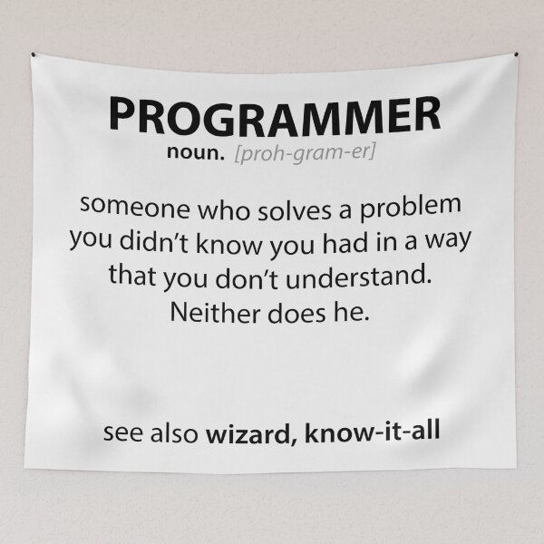 Item preview, Programmer Dictionary Entry designed and sold by heckomen.