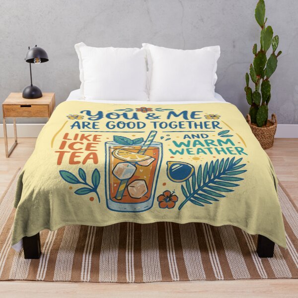 Item preview, You and Me Are Good Together Ice Tea Design designed and sold by Keepsake Kiosk.
