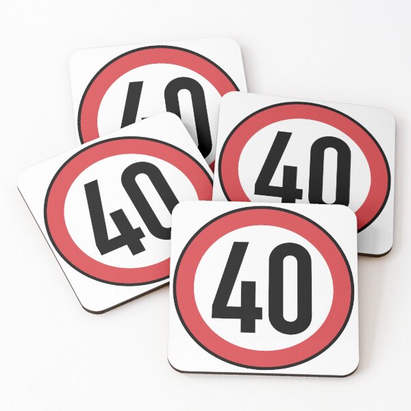 Aperçu de l'œuvre Chiffre 40, limitation de vitesse créée et vendue par dognation58.