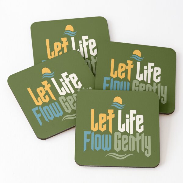 Item preview, Let Life Flow Gently designed and sold by rejowan-arts.