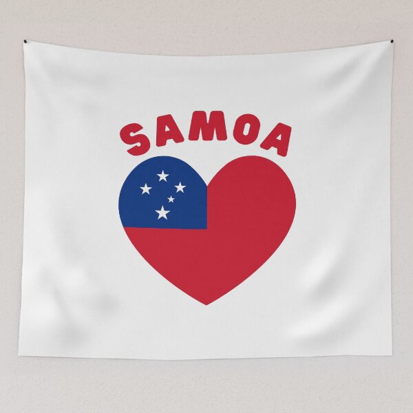 Artikelvorschau, Samoa-Flagge entworfen und verkauft von Peerless-Prime.