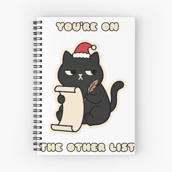 Item preview, Santa Cat You're On The Other List designed and sold by Keizoku Studio.